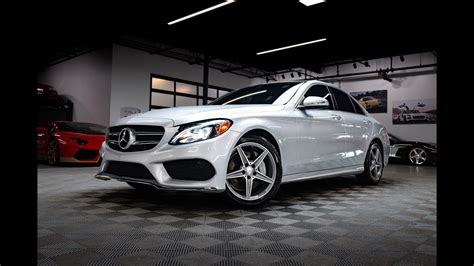 2015 Mercedes Benz C300 4matic Amg Sport Package And Panoramic Roof Fully Serviced With