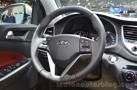 Hyundai Tucson Steering Wheel At Geneva Motor Show