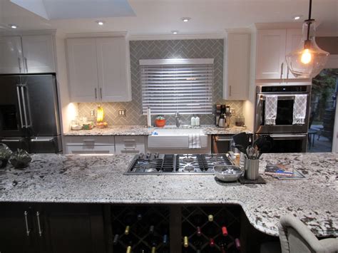 We Are Loving This Gorgeous Kitchen With Aspen White Granite And Our H