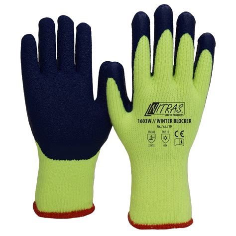 Gants Hiver Coton Rev Tus Latex Nitras W