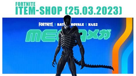 FORTNITE Item Shop Ripley Xenomorph Paket 25 03 2023 YouTube