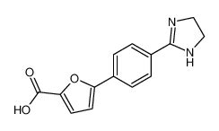 Ácido 5 4 4 5 dihidro 1H imidazol 2 il fenil 2 furancarboxílico