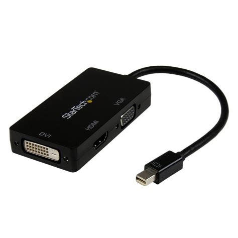 Travel Av Adapter 3 In 1 Mini Displayport To