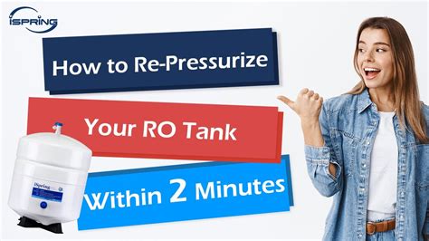 How to Pressurize Reverse Osmosis Water Storage Tank | Easy DIY Step by ...