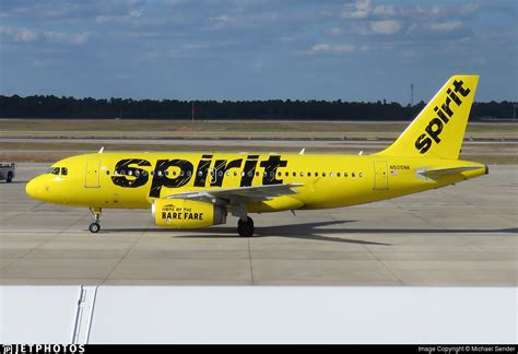 N505NK | Airbus A319-132 | Spirit Airlines | Michael Sender | JetPhotos