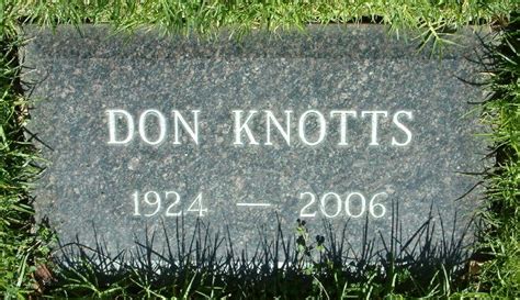 Don Knotts Gravesite | Don knotts, Famous graves, Famous tombstones