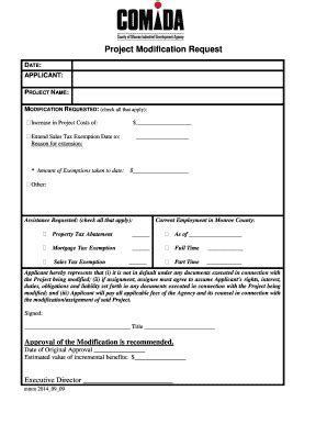 Fillable Online Modification Requested Check All That Apply Fax Email