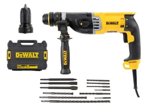 DeWalt Příklepová vrtačka D25144K + vrtáky + dláta 12 ks | MALL.CZ