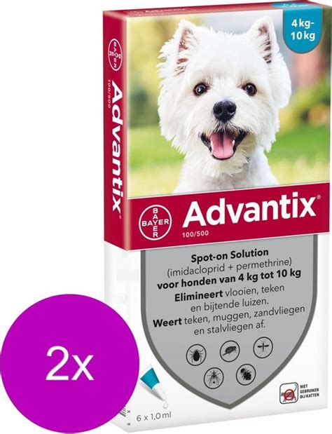 Bol Bayer Advantix Vlooien Teken Pipetten Hond Tot Kg