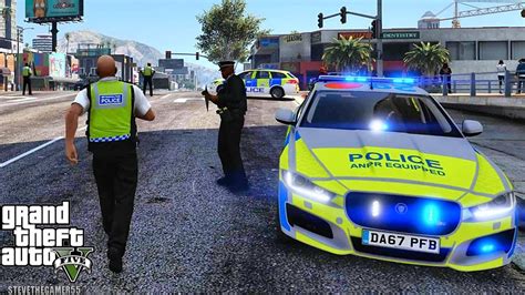 Playing Gta As A Police Officer British Patrol Gta Lspdfr Mod