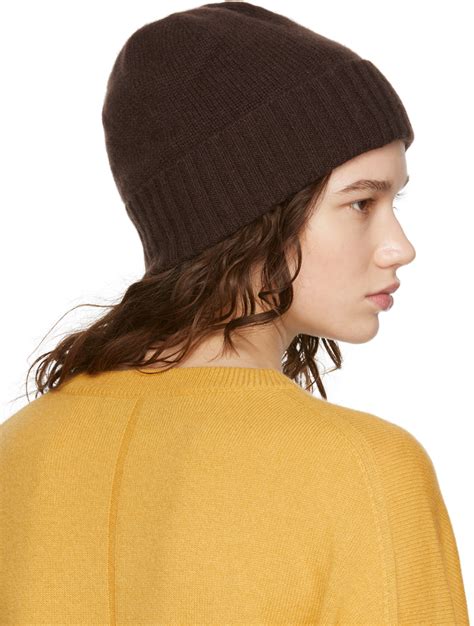 360cashmere Brown Leyla Beanie 360cashmere