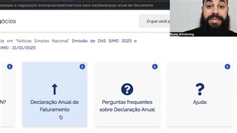 Como Fazer Declaração Anual de Faturamento do MEI em 2023 Passo a