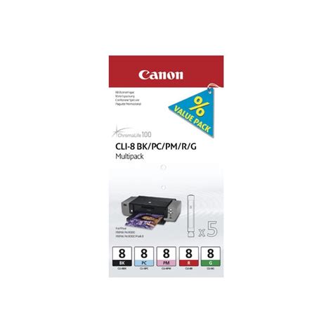 Tinte Multipack Canon Cli Multi Bk Pc Pm R G Pixma Ip Pack