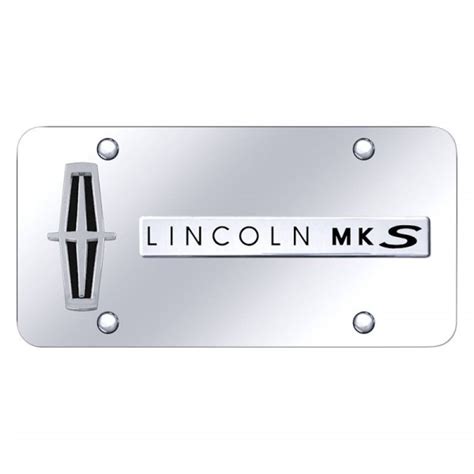 Autogold D Mks V B Cc Chrome License Plate With D Black Chrome