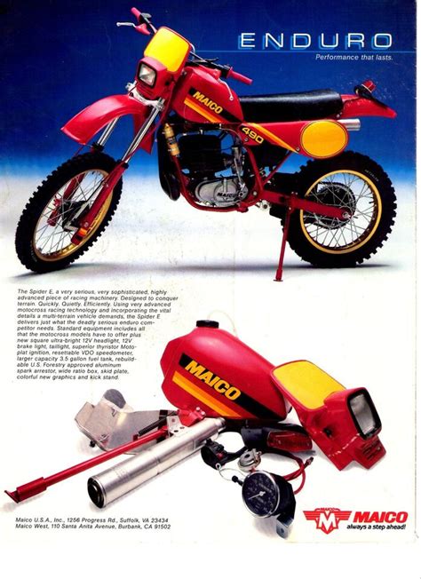 Maico Spider Brochures Brochures Ebay