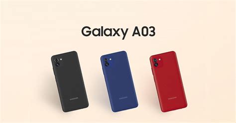 Samsung Galaxy A03 diseño caracteristicas y precio oficial