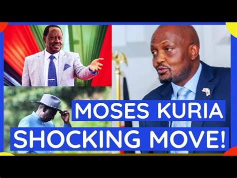 Raila Was Right Moses Kuria S Sudden Twist To Support Raila S Ban On