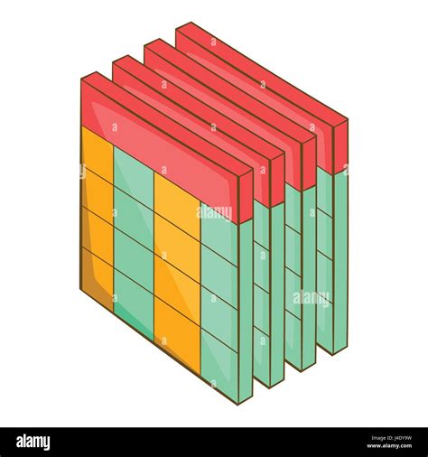 Database Query Table Icon Cartoon Style Stock Vector Image Art Alamy