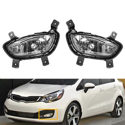 Car Front Bumper Driving Fog Lamp For Kia Rio K Sedan