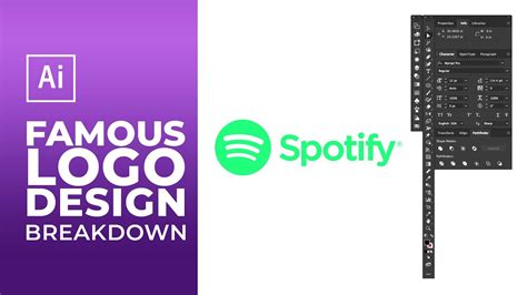 How To Design SPOTIFY LOGO | Famous Logo Design Breakdown | Adobe ...