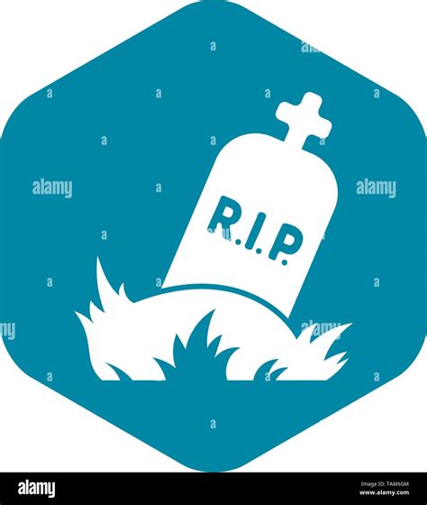 Rip Grave Icon Simple Style Stock Vector Image Art Alamy