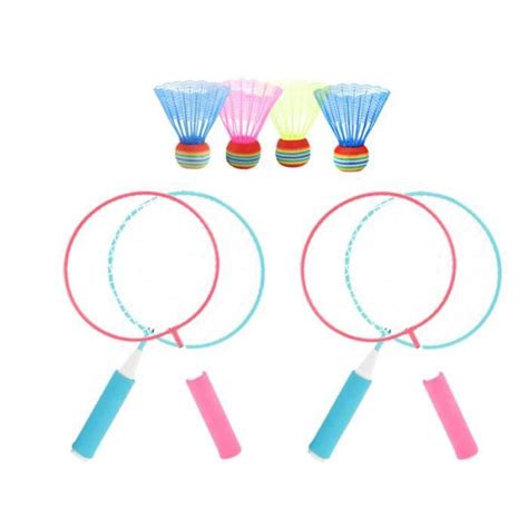 Badminton Raquets Game Small Badminton Jouant Aux Raquettes D