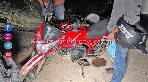 Joven Motociclista Resulta Lesionado En Accidente Vial Diario La Voz