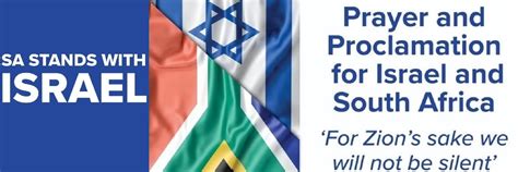 Sa Stands With Israel On Quicket