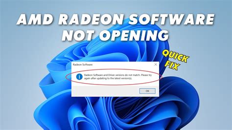 How To Fix Amd Radeon Software And Driver Versions Do Not Match On