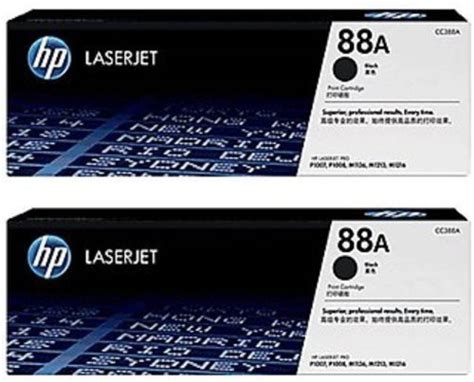 Hp 88a Dual Pack Toner Cartridge Black Ink Toner Hp