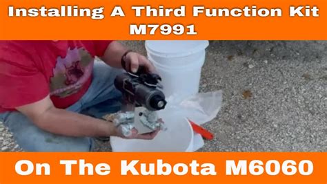 Kubota M6060 Third Function Kit M7991 Install Part 1 237 Youtube