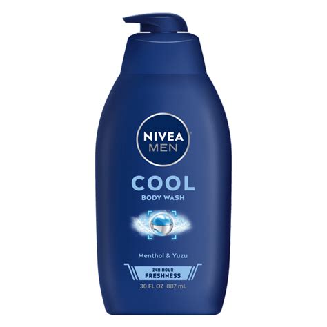 Nivea Men Cool Body Wash With Icy Menthol Men Body Wash 30 Fl Oz