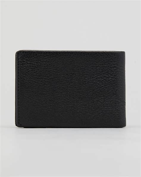 Shop Rusty Busted Leather Wallet In Black - Fast Shipping & Easy