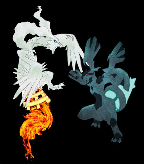 Zekrom and Reshiram - Pokemon Black/white Photo (21124342) - Fanpop