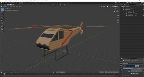 3D Model Cardboard Helicopter - TurboSquid 2217118