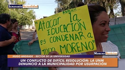 Un conflicto de difícil resolución La UNM denunció a la municipalidad