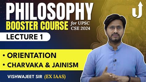 Lecture 1 FREE Philosophy Optional Booster Course For UPSC Mains