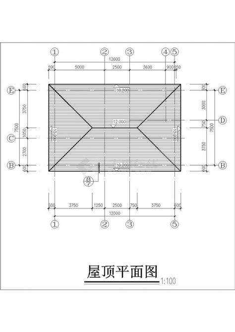 某地三层坡屋顶别墅建筑设计施工图别墅建筑土木在线