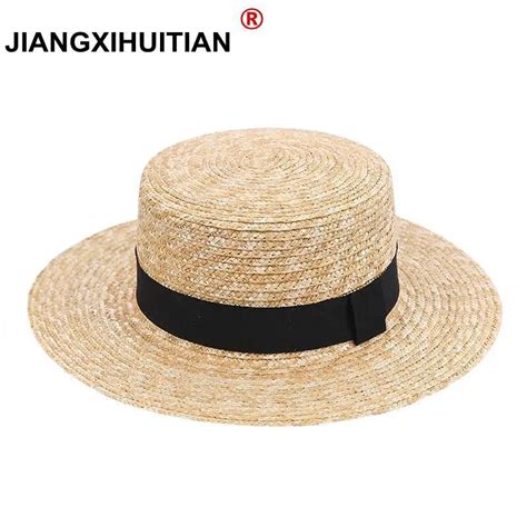 Frauen Breite Krempe Stroh Hut Mode Chapeau Paille Sommer Dame Sonne