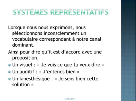 PNL Programmation Neuro Linguistique PPT