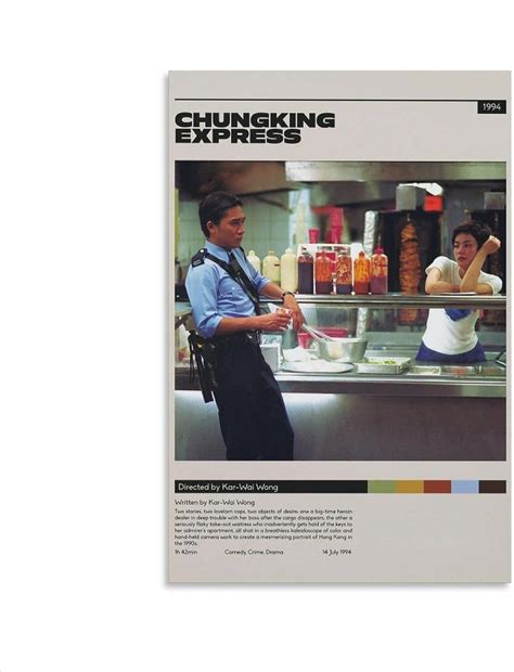 Amazon Vintage Wong Kar Wai Movie Poster Chungking Express