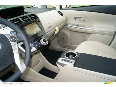 Bisque Interior 2012 Toyota Prius v Five Hybrid Photo #55743650 ...