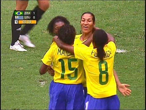 Os Gols De Brasil 4 X 0 Uruguai Pelo Futebol Feminino Do Pan 2007