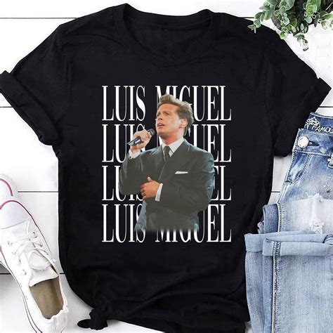 Luis Miguel Graphic T Shirt Graphic Luis Miguel Tour Shirt Luis