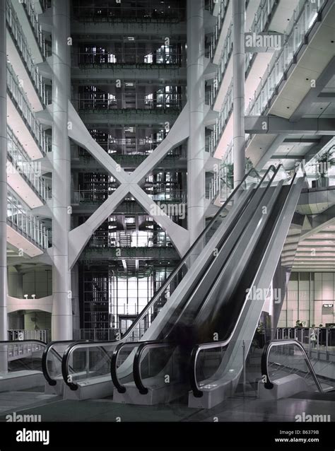 Interior Of The Headquarters Of The Hsbc In Hong Kong Stock Photo Alamy