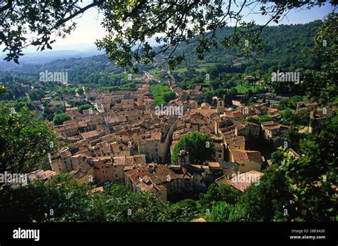 Cotignac village in Provence Stock Photo - Alamy