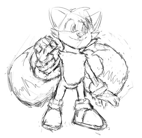 Tails Posing Redesign By Andretelevise On Itaku