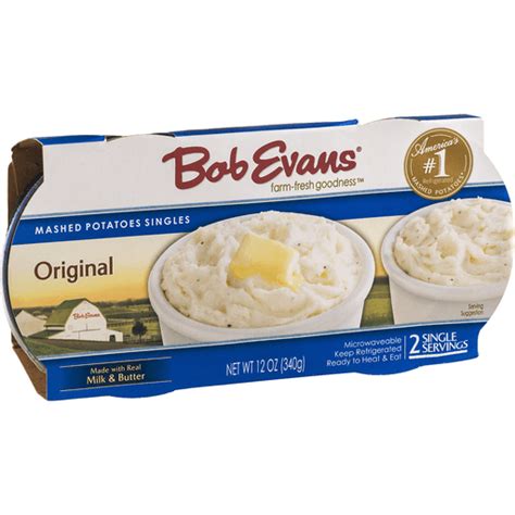 Bob Evans Original Mashed Potatoes 12 Oz Sides Martins Emerald