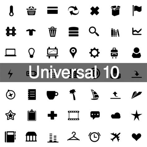 Iconos Universales Paquete De Vector Gratis