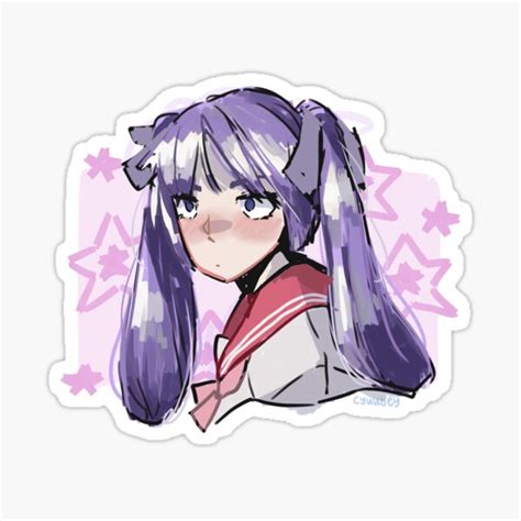 Kagami Hiiragi Lucky Star Sticker For Sale By Cyuubey Redbubble